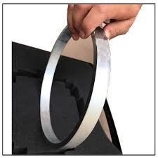 Thin-wall neodymium ring magnet 38SH Φ75xΦ69x12mm NiCuNi